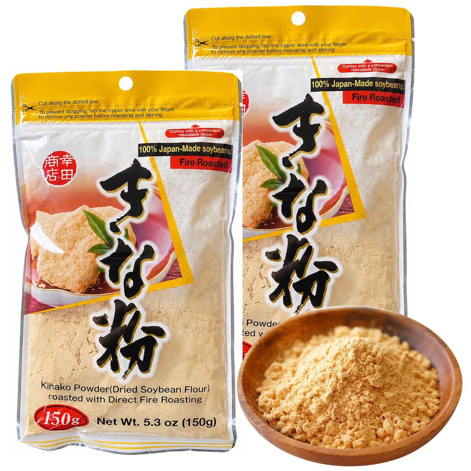 kinako Amazon.com: GOHAN JAPAN Kinako Powder (Dried Soybean Flour